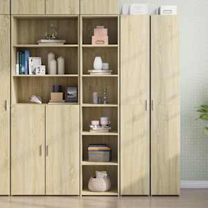 Skříň highboard dub sonoma 40 x 41 x 185 cm kompozitní dřevo - obrázek 1