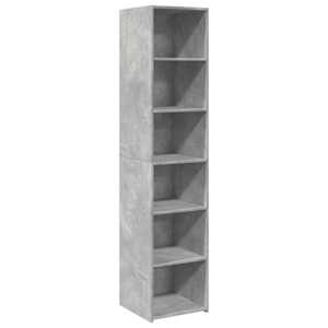 Skříň highboard betonově šedá 40 x 41 x 185 cm kompozitní dřevo - obrázek 2