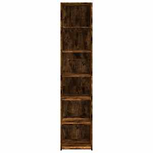 Skříň highboard kouřový dub 40 x 41 x 185 cm kompozitní dřevo - obrázek 4