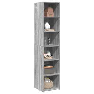 Skříň highboard šedá sonoma 40 x 41 x 185 cm kompozitní dřevo - obrázek 3