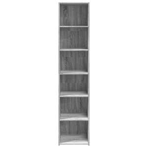 Skříň highboard šedá sonoma 40 x 41 x 185 cm kompozitní dřevo - obrázek 4