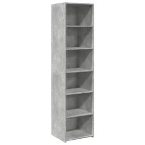 Skříň highboard betonově šedá 45 x 41 x 185 cm kompozitní dřevo - obrázek 2
