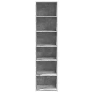 Skříň highboard betonově šedá 45 x 41 x 185 cm kompozitní dřevo - obrázek 4
