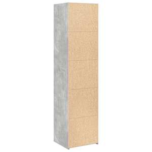 Skříň highboard betonově šedá 45 x 41 x 185 cm kompozitní dřevo - obrázek 6