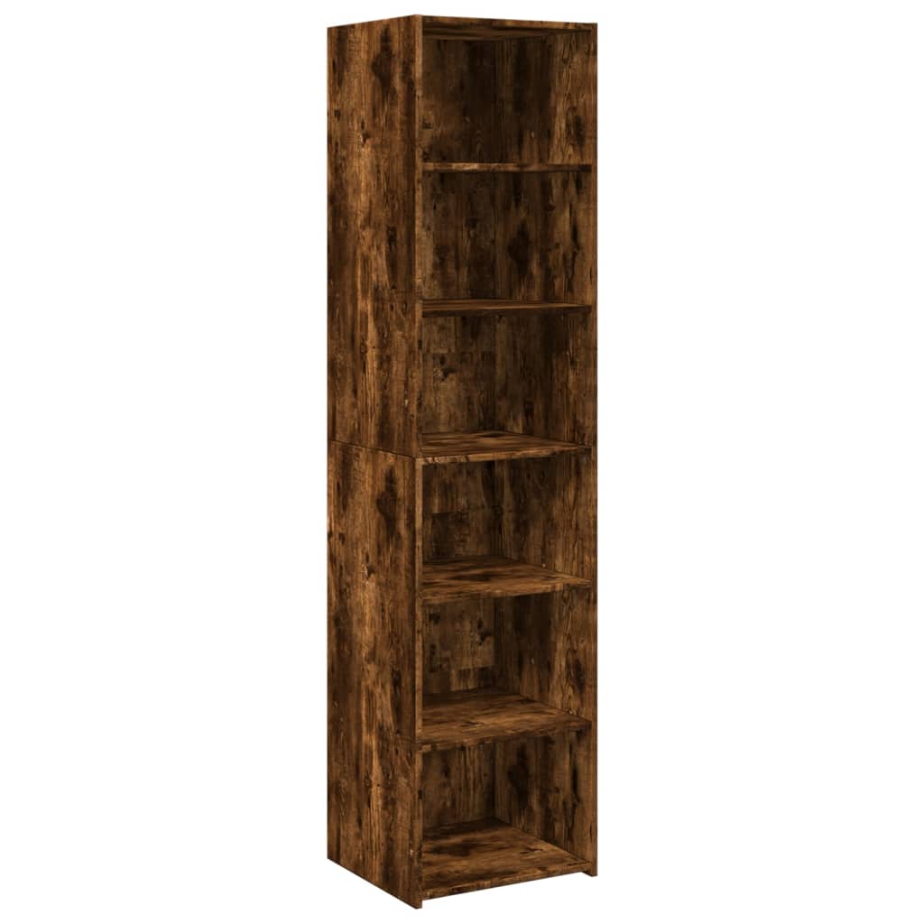 vidaXL Skříň highboard kouřový dub 45 x 41 x 185 cm kompozitní dřevo