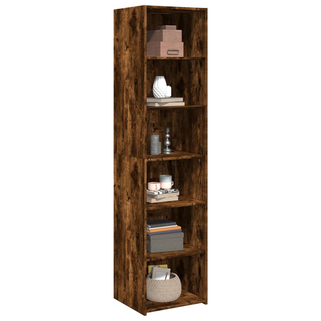Thumbnail - vidaXL Highboard Räuchereiche 45x41x185 cm Holzwerkstoff