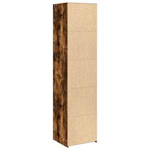 Skříň highboard kouřový dub 45 x 41 x 185 cm kompozitní dřevo - obrázek 6