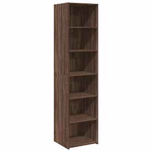 Skříň highboard hnědý dub 45 x 41 x 185 cm kompozitní dřevo - obrázek 2