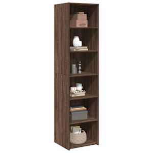 Skříň highboard hnědý dub 45 x 41 x 185 cm kompozitní dřevo - obrázek 3