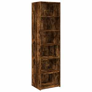 Skříň highboard kouřový dub 50 x 41 x 185 cm kompozitní dřevo - obrázek 2