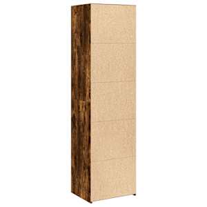 Skříň highboard kouřový dub 50 x 41 x 185 cm kompozitní dřevo - obrázek 6
