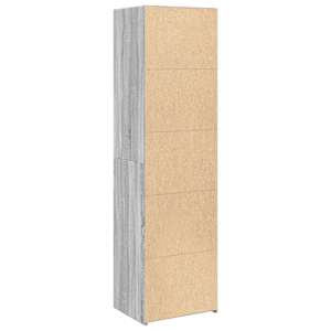 Skříň highboard šedá sonoma 50 x 41 x 185 cm kompozitní dřevo - obrázek 6