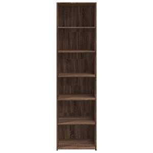 Skříň highboard hnědý dub 50 x 41 x 185 cm kompozitní dřevo - obrázek 4