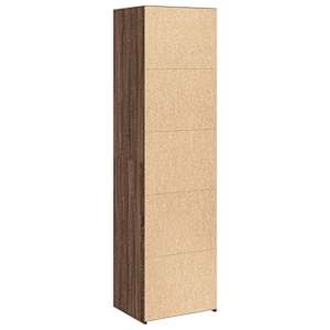 Skříň highboard hnědý dub 50 x 41 x 185 cm kompozitní dřevo - obrázek 6