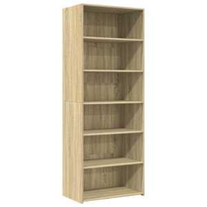 Skříň highboard dub sonoma 70 x 41 x 185 cm kompozitní dřevo - obrázek 2