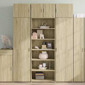 Skříň highboard dub sonoma 70 x 41 x 185 cm kompozitní dřevo - obrázek 1