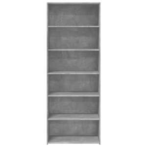 Skříň highboard betonově šedá 70 x 41 x 185 cm kompozitní dřevo - obrázek 4