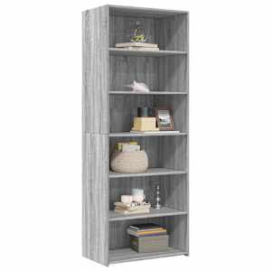 Skříň highboard šedá sonoma 70 x 41 x 185 cm kompozitní dřevo - obrázek 3