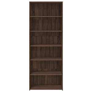 Skříň highboard hnědý dub 70 x 41 x 185 cm kompozitní dřevo - obrázek 4