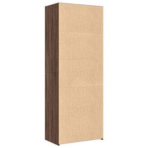 Skříň highboard hnědý dub 70 x 41 x 185 cm kompozitní dřevo - obrázek 6