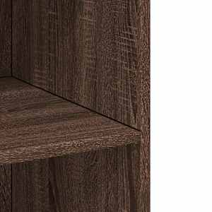 Skříň highboard hnědý dub 70 x 41 x 185 cm kompozitní dřevo - obrázek 7