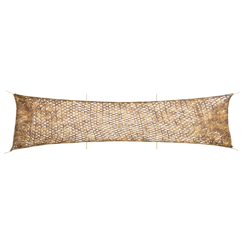 vidaXL Maskovací síť s úložným vakem 613 x 138 cm písková