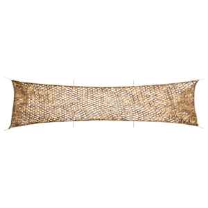 Kamuflažna mreža z torbo za shranjevanje 613x138 cm peščeno rjava