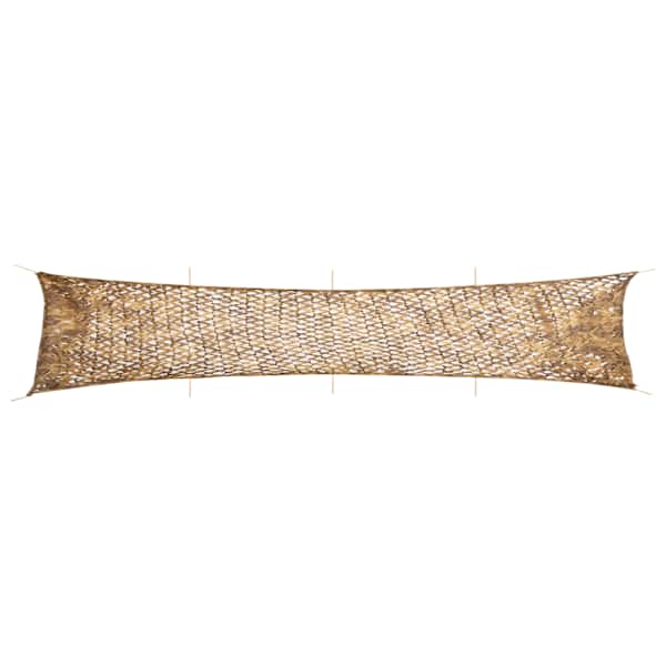vidaXL kamuflaažv&otilde;rk hoiukotiga, 844 x 142 cm, liivakarva