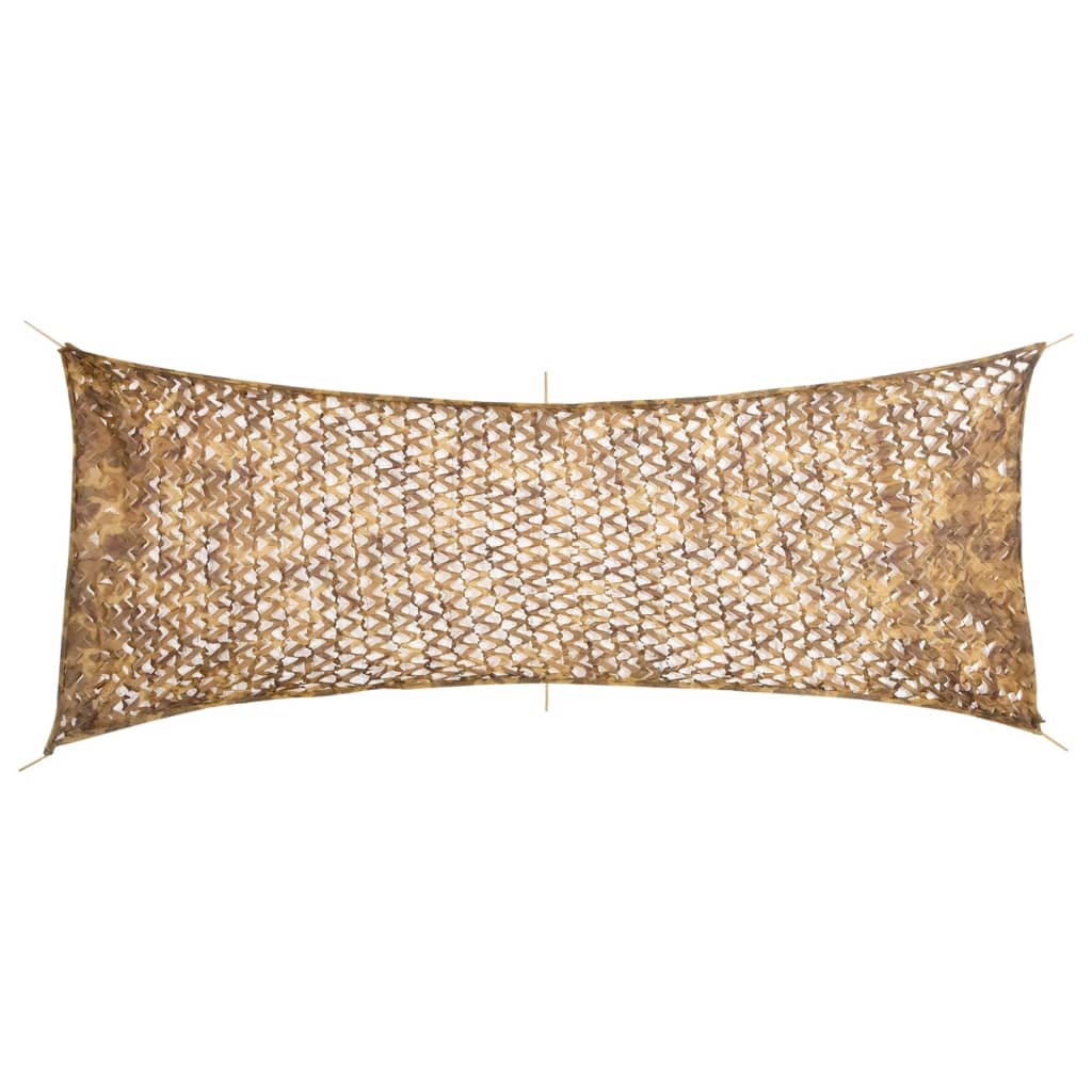 vidaXL Maskovací síť s úložným vakem 525 x 205 cm písková