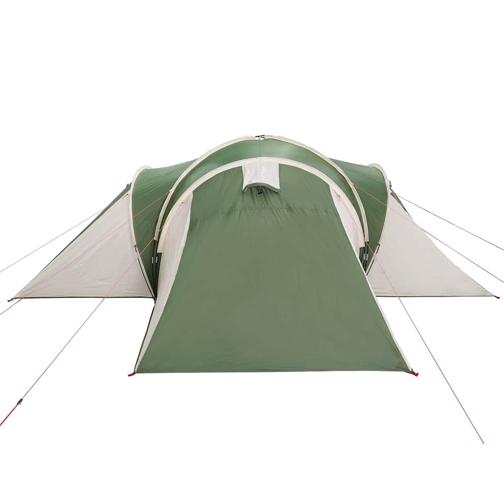 Tente familiale à dôme soldes 6 personnes gris et orange imperméable tente vidaXL