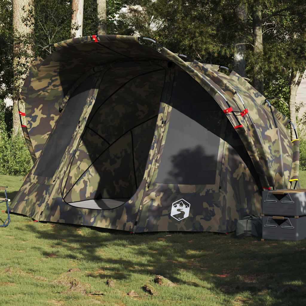 Tenda de pesca para 5 pessoas impermeável camuflagem