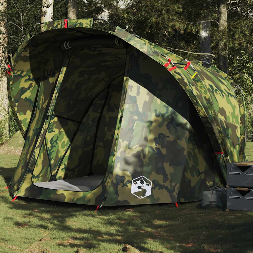 Tenda de pesca para 4 pessoas impermeável camuflagem