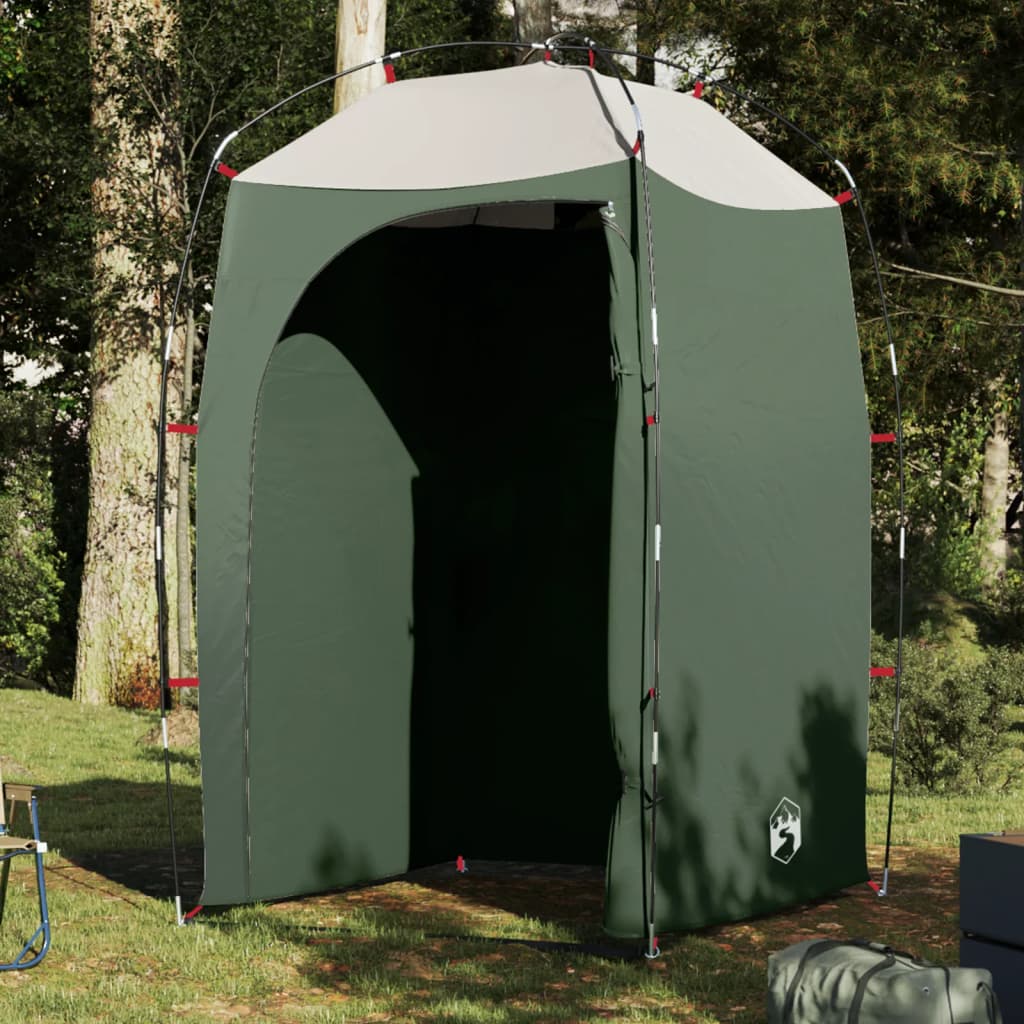 Tenda para duche impermeável verde