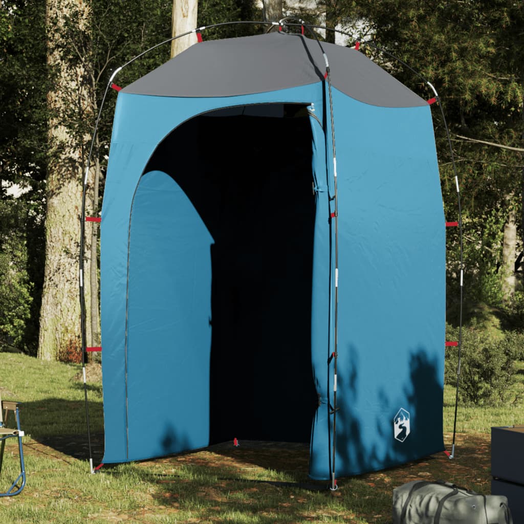 Tenda para duche impermeável azul