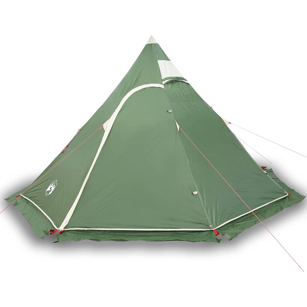 Thumbnail - vidaXL Tipi-Campingzelt 5 Personen Grün Wasserdicht
