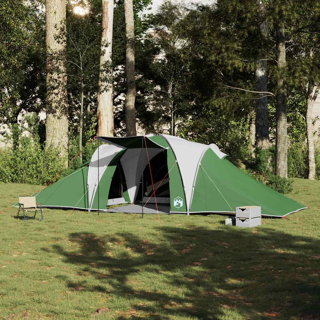 vidaXL Koepeltent 6-persoons waterdicht groen afbeelding