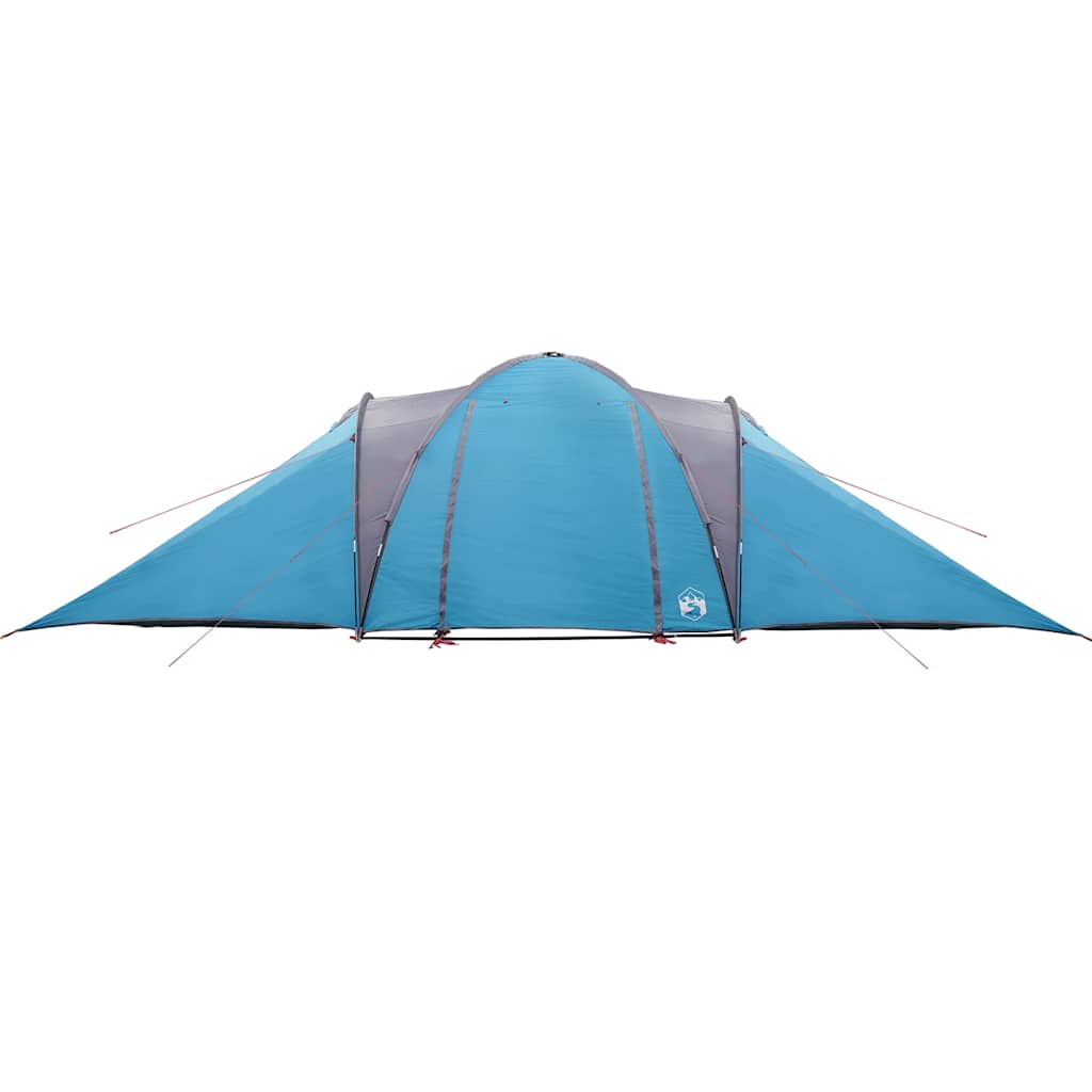 Tente familiale à dôme 6 personnes gris et orange imperméable tente soldes vidaXL