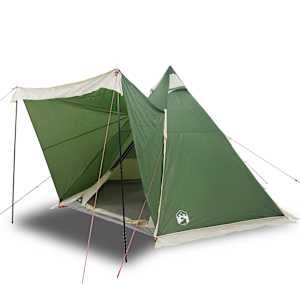 vidaXL peretelk 6 inimesele, tipi, roheline, veekindel