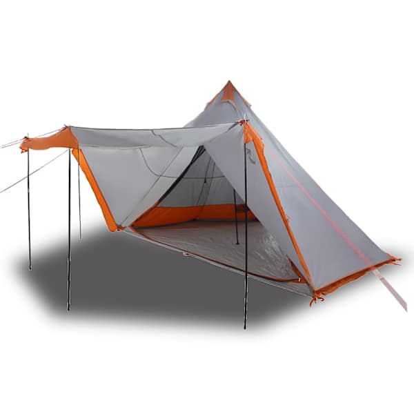 vidaXL peretelk 8 inimesele, tipi, hall ja oranž, veekindel