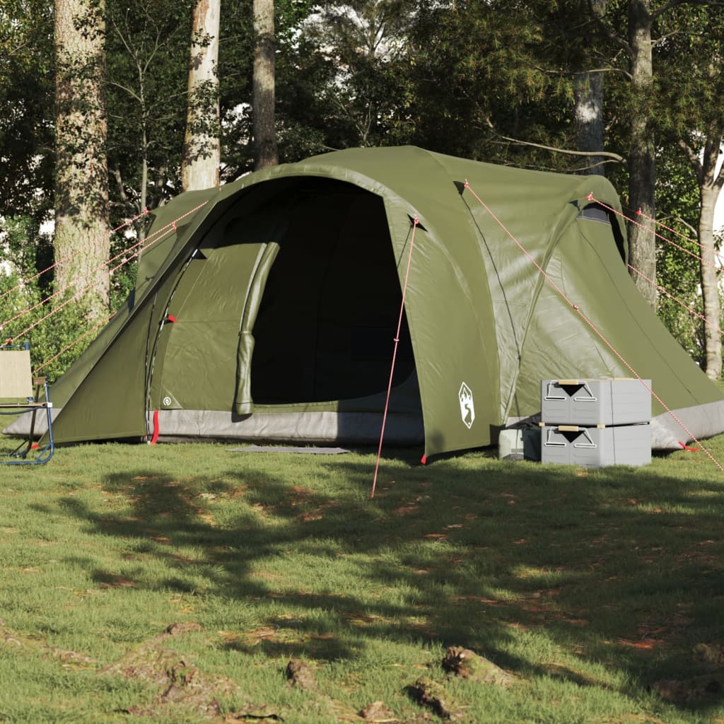 Tenda familiar em cúpula p/ 6pessoas impermeável verde azeitona