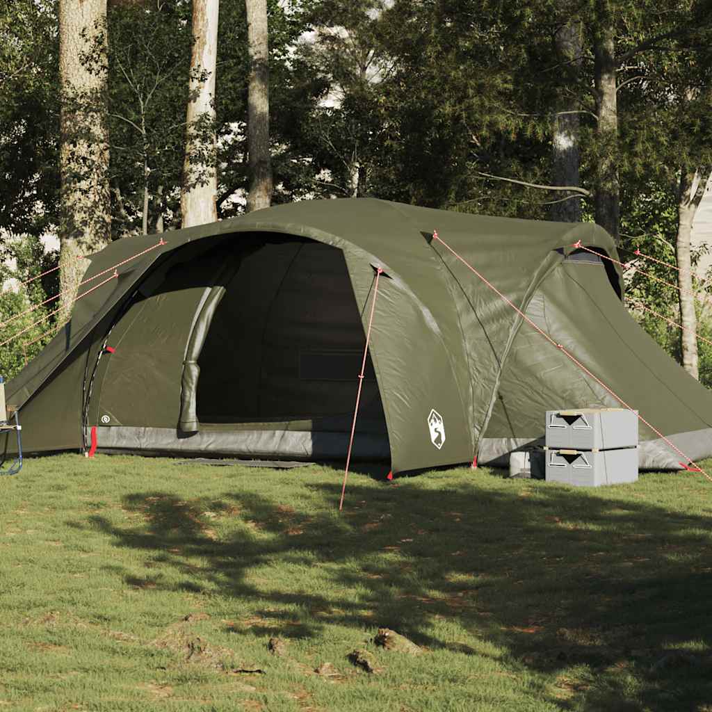 Tenda familiar em cúpula p/ 6pessoas impermeável verde azeitona