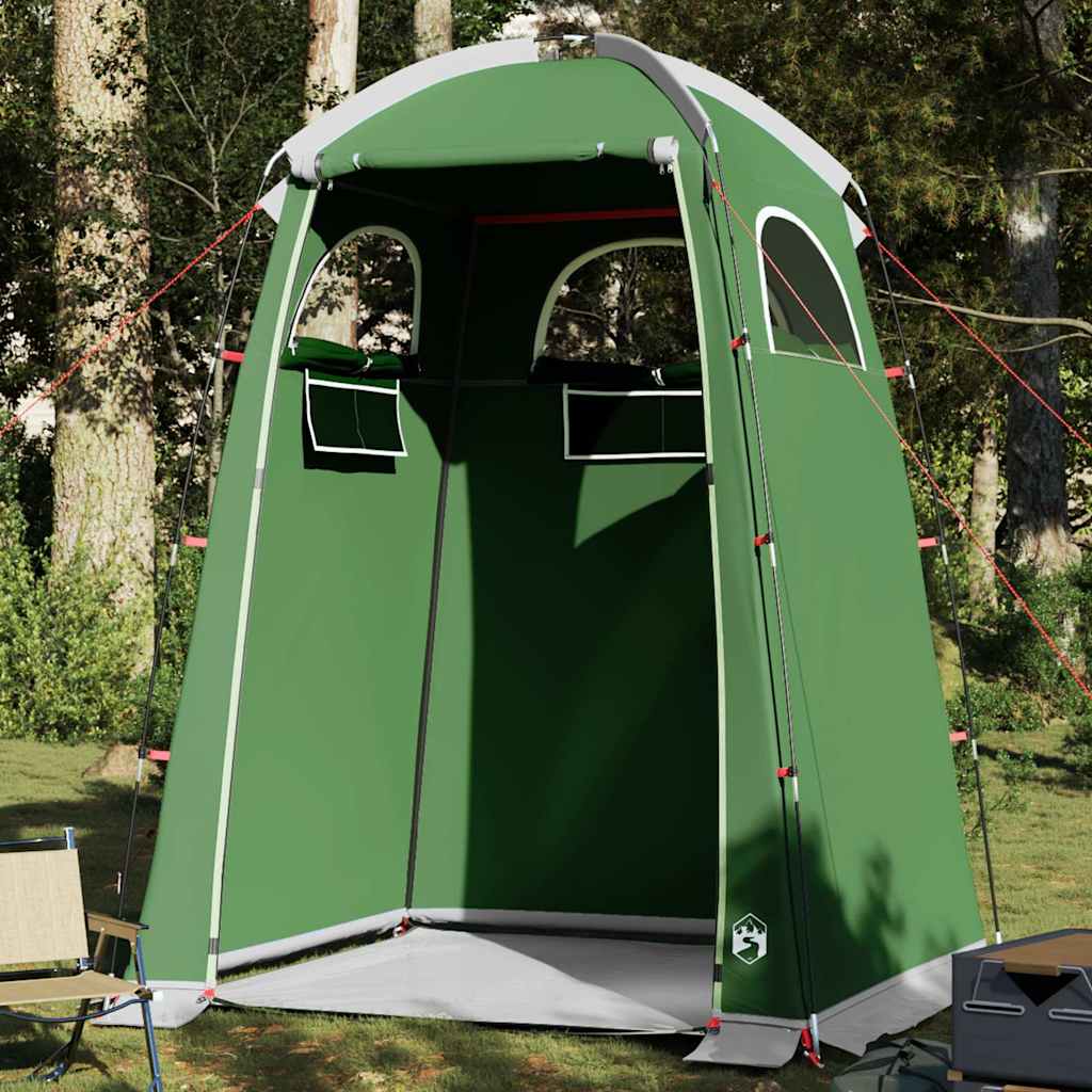 Tenda para duche impermeável verde