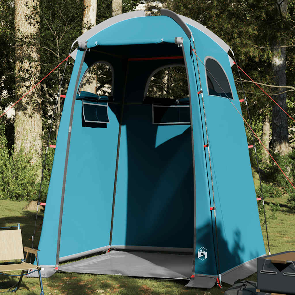 Tenda para duche impermeável azul