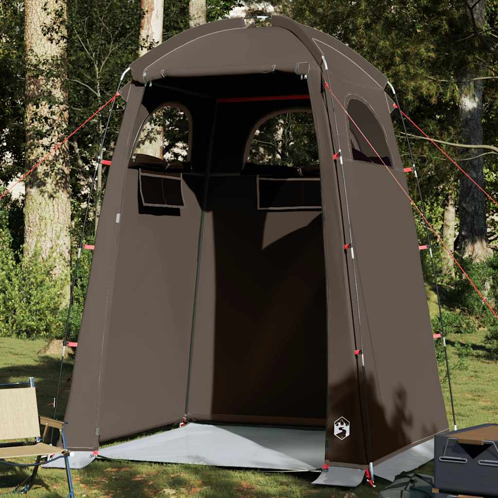 Tenda para duche impermeável castanho