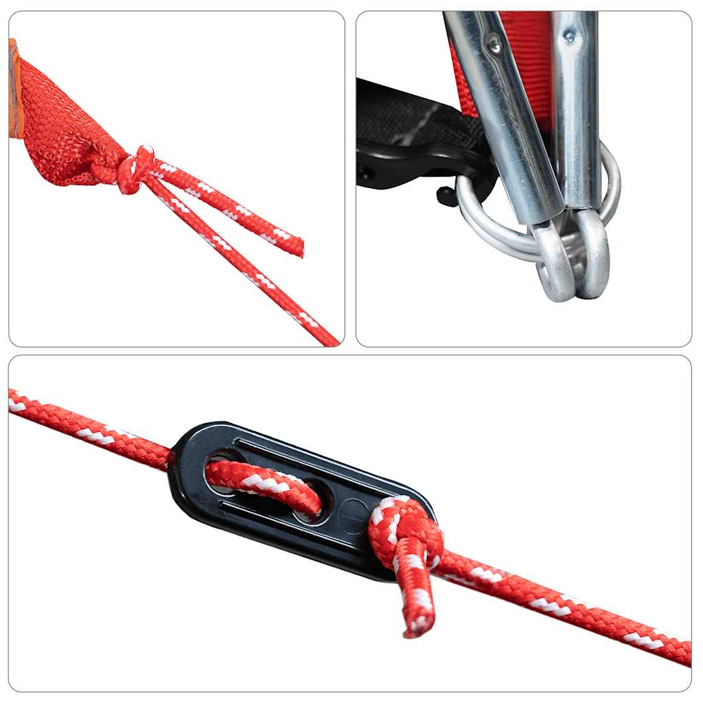 Avtomobilski šotor za 4 osebe zelen vodoodporen - slika 13