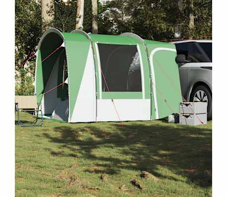 vidaXL automašīnas telts 4 personām, zaļa, ūdensnecaurlaidīga
