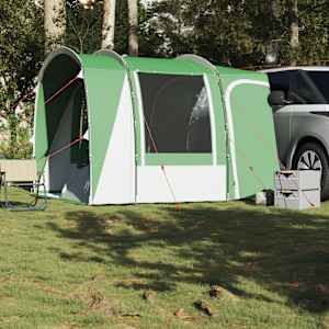 vidaXL automašīnas telts 4 personām, zaļa, ūdensnecaurlaidīga