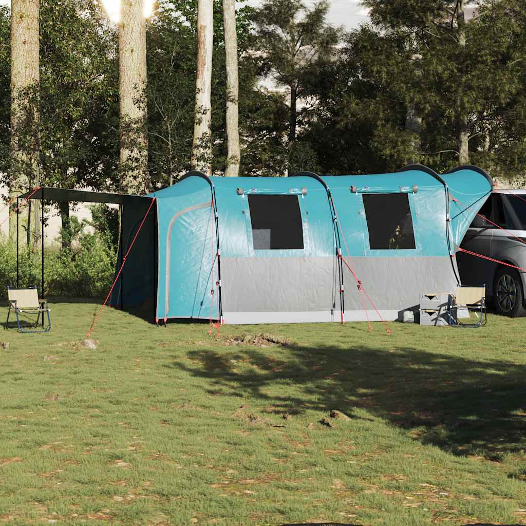 vidaXL Autotent 4-persoons waterdicht blauw afbeelding