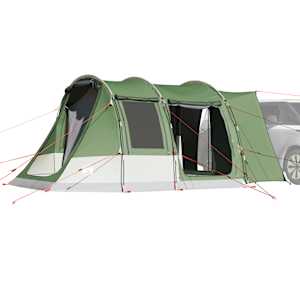 Avtomobilski šotor za 2 osebi zelen vodoodporen