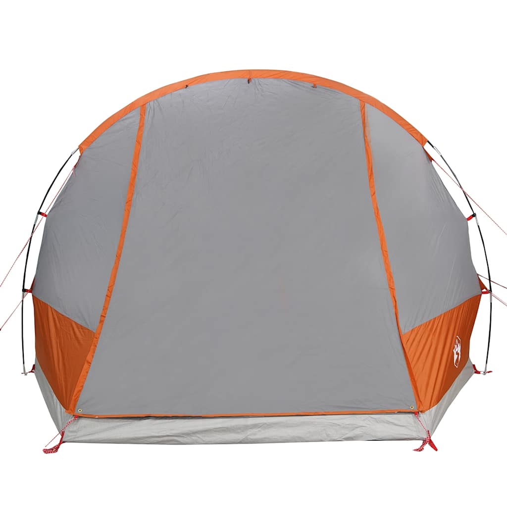 Tente tendance de voiture 2 personnes gris et orange imperméable tente vidaXL